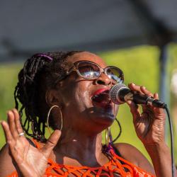 Val Woods Singing at the New River Blues Festival---Awesome voice