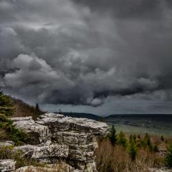 Storm Clouds at Bear Rock in Dolly Sods Wilderness WV